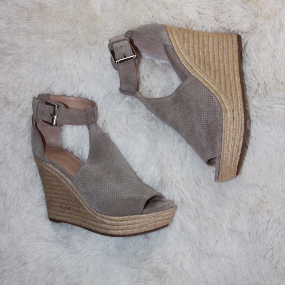 Marc Fisher Allison Perforated Espadrille Sandal
